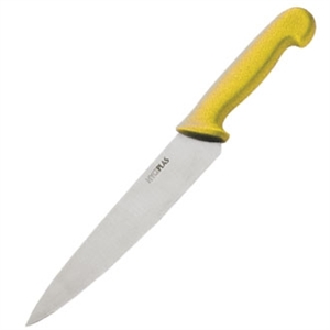 Cooks Knife 8.5" Yellow handle for cooked meat