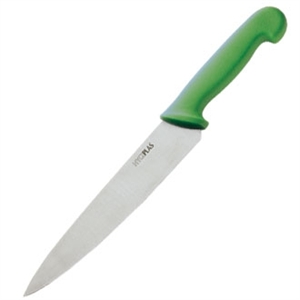Cooks Knife 8.5" Green handle for salad and fruit