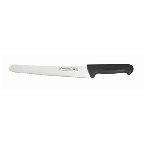 Chef Works Bread Knife 10" blade. Santoprene handle.