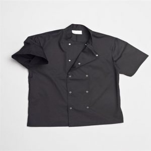 Chefs jacket with press stud front