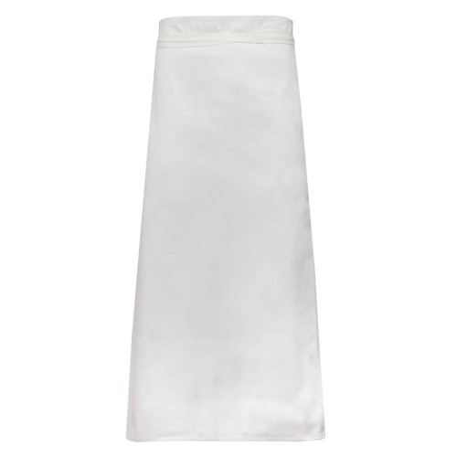 Chefs long white waist apron