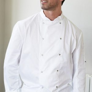 DD43AFDC Discounted Black AFD Chefs Tunic with Hi-Tec Breathable Back System 
