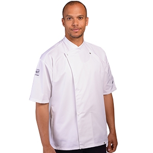 Le Chef Academy tunic with two way fastening (short sleeved)
