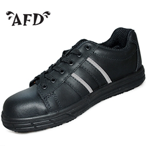 AFD black safety trainers