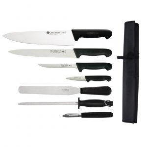 Chef Works 7 Piece Knife Set and Wallet