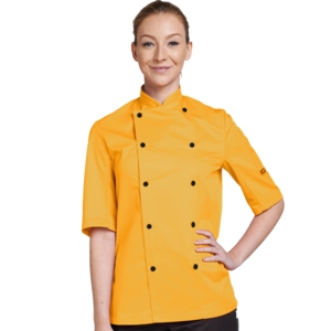 Short Sleeve Technicolour Chefs Jackets (various colours)