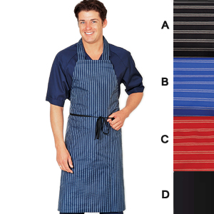 Waterproof polyurethane striped apron