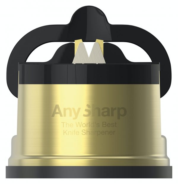 AnySharp Pro Brass Knife Sharpener